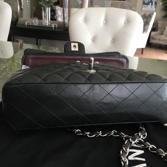 🖤CHANEL Classic Medium 🖤 black lamb leather ⭐️ - Picture 5 of 8